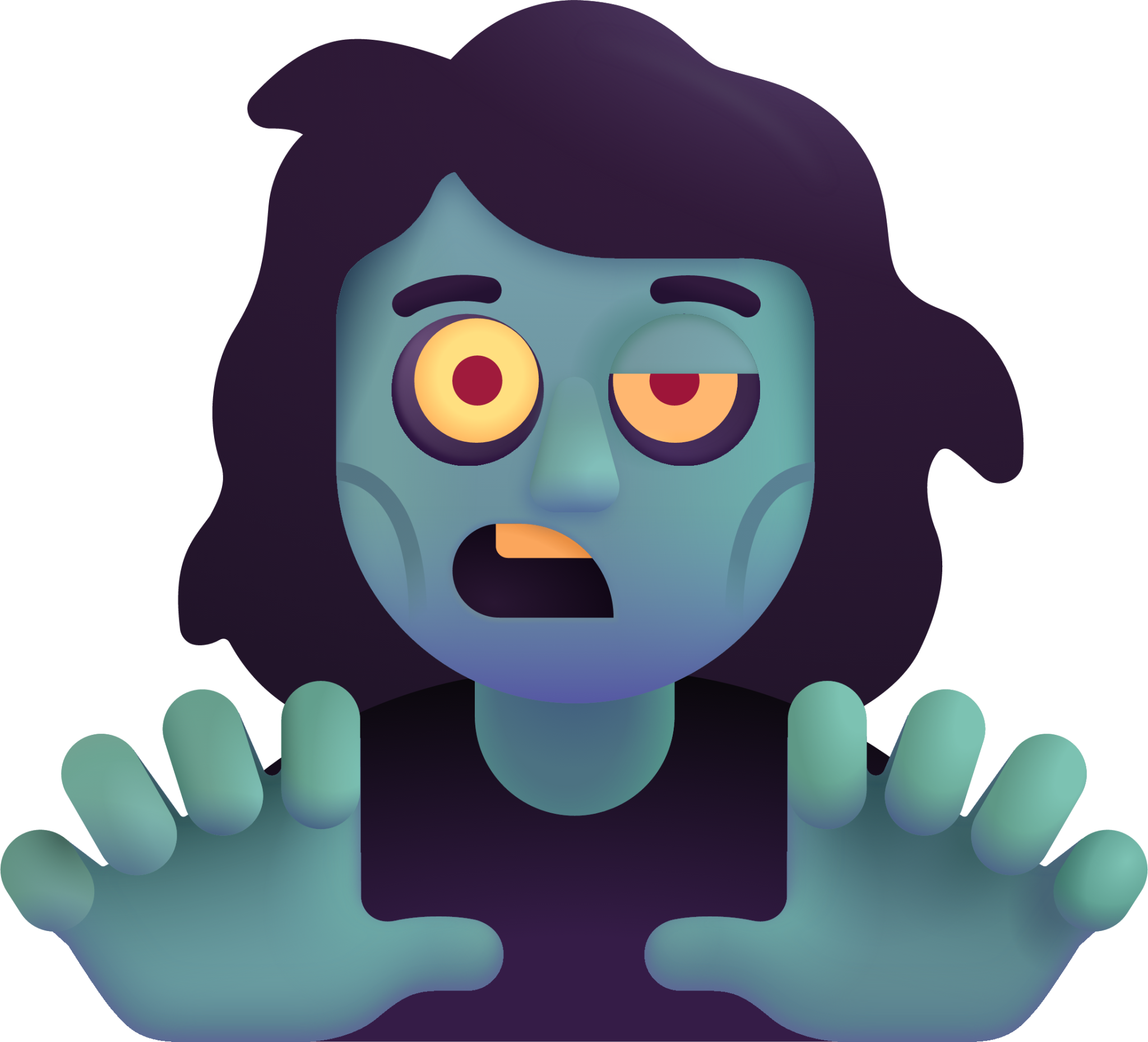 woman zombie emoji