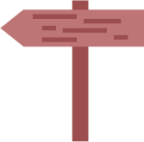 wood arrow left icon