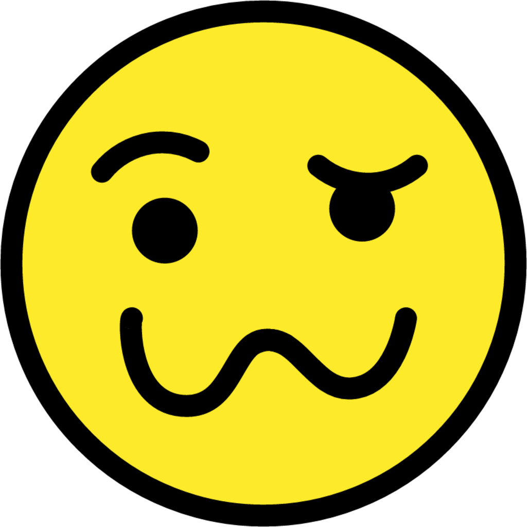 Woozy Face Emoji (U+1F974)