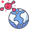 world pandemic icon