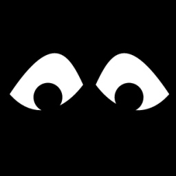 worried eyes icon