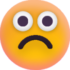 Worried Face emoji