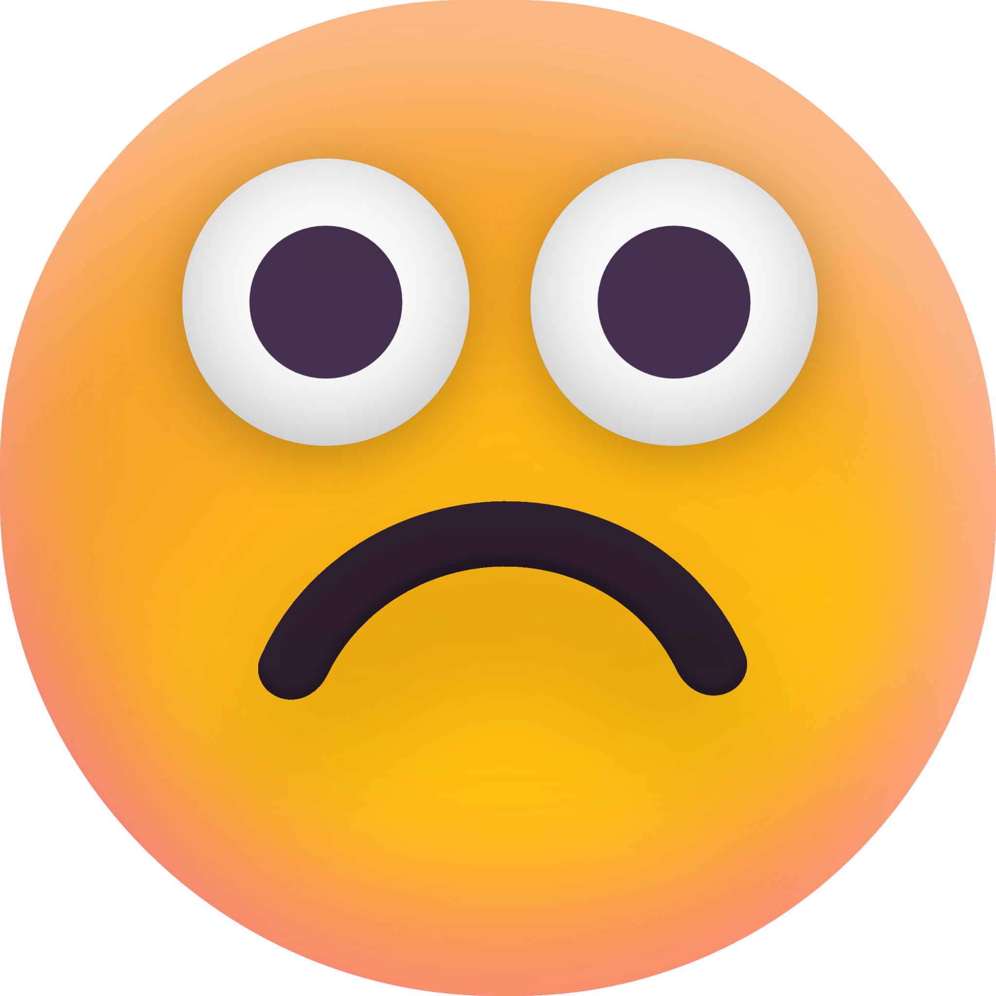 Fearful Face Emoji - Download for free – Iconduck