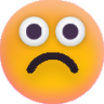 Worried Face emoji