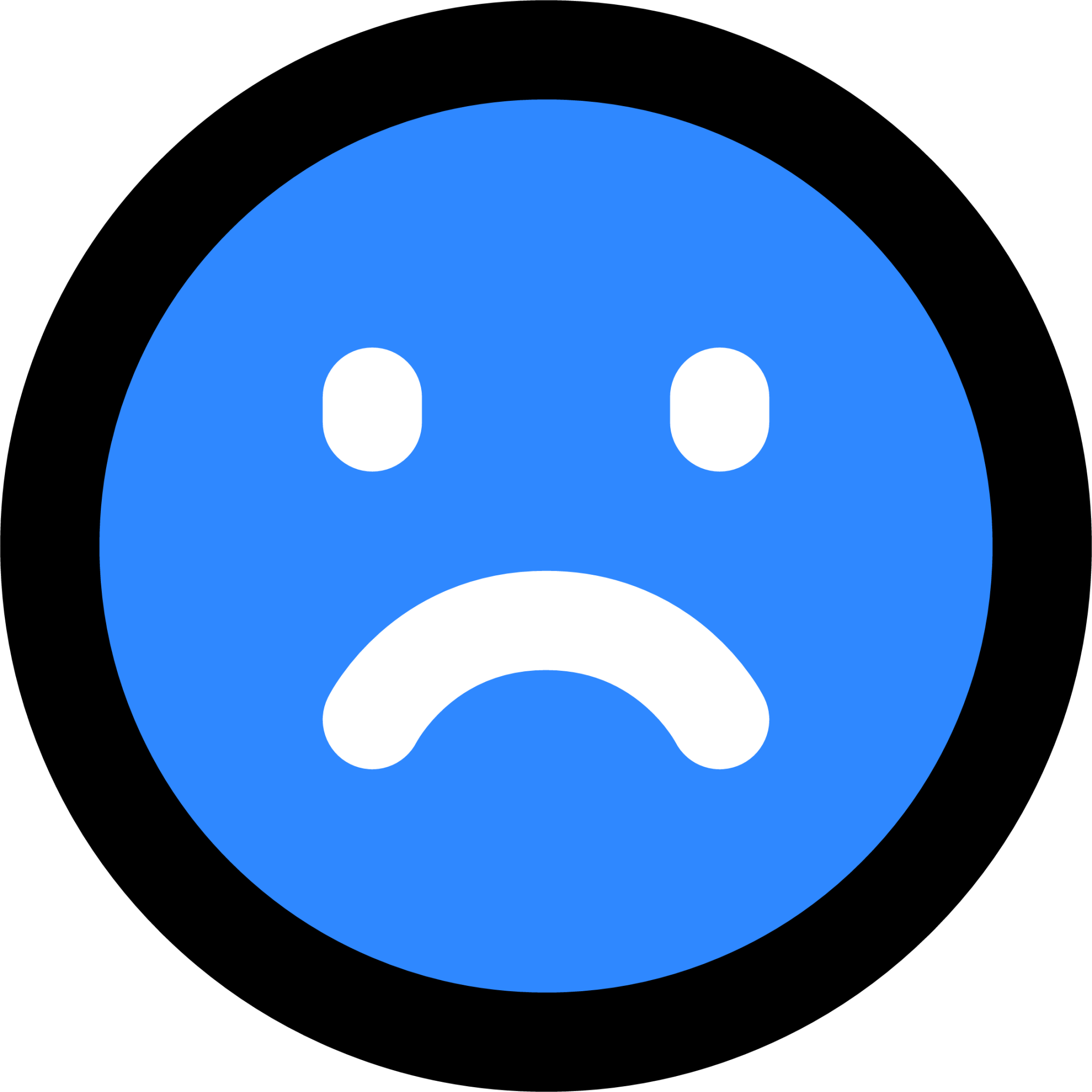 worried face icon