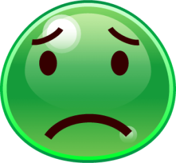 worried (slime) emoji