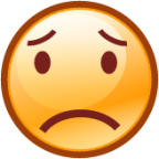 worried (smiley) emoji