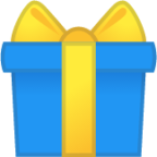 wrapped gift emoji