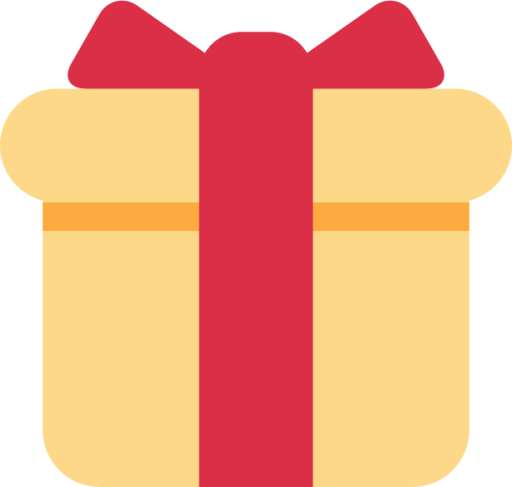 wrapped present emoji