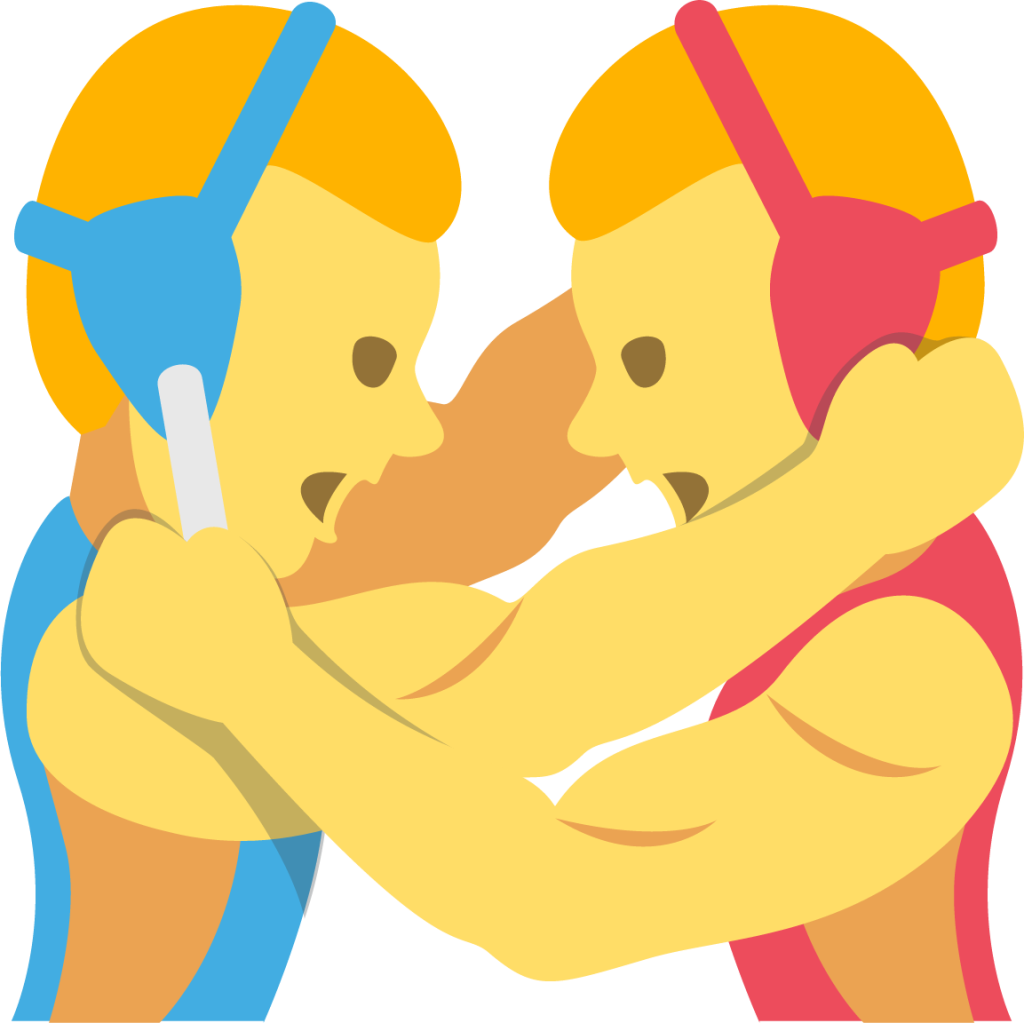 wrestlers emoji