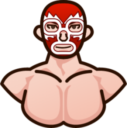 wrestlers (plain) emoji