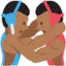 wrestlers tone 4 emoji