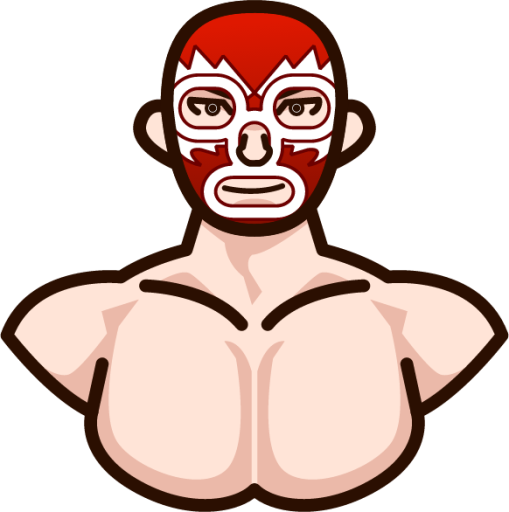 wrestlers (white) emoji