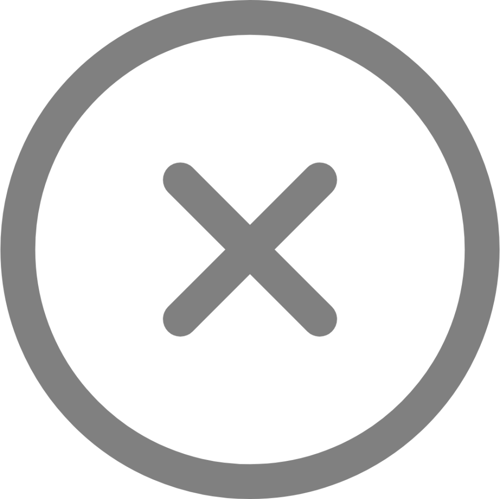 x circle icon