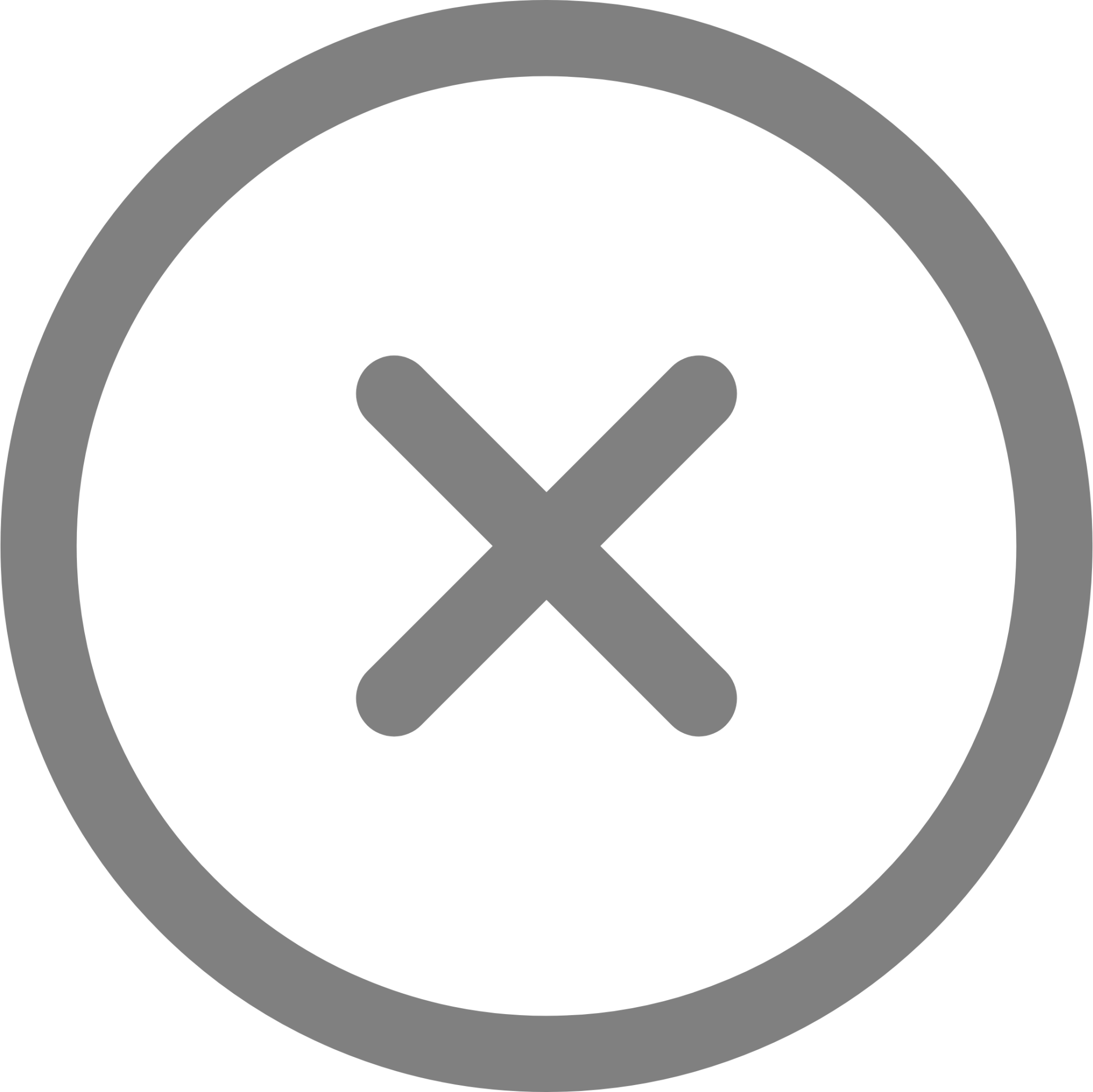 x circle icon