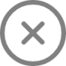 x circle icon