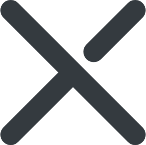 x letter icon