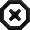 x octagon icon
