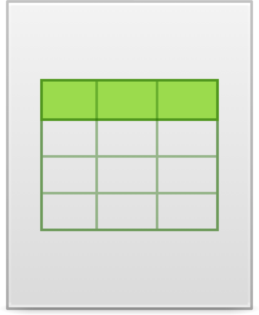 x office spreadsheet icon