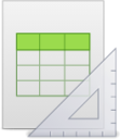 x office spreadsheet template icon