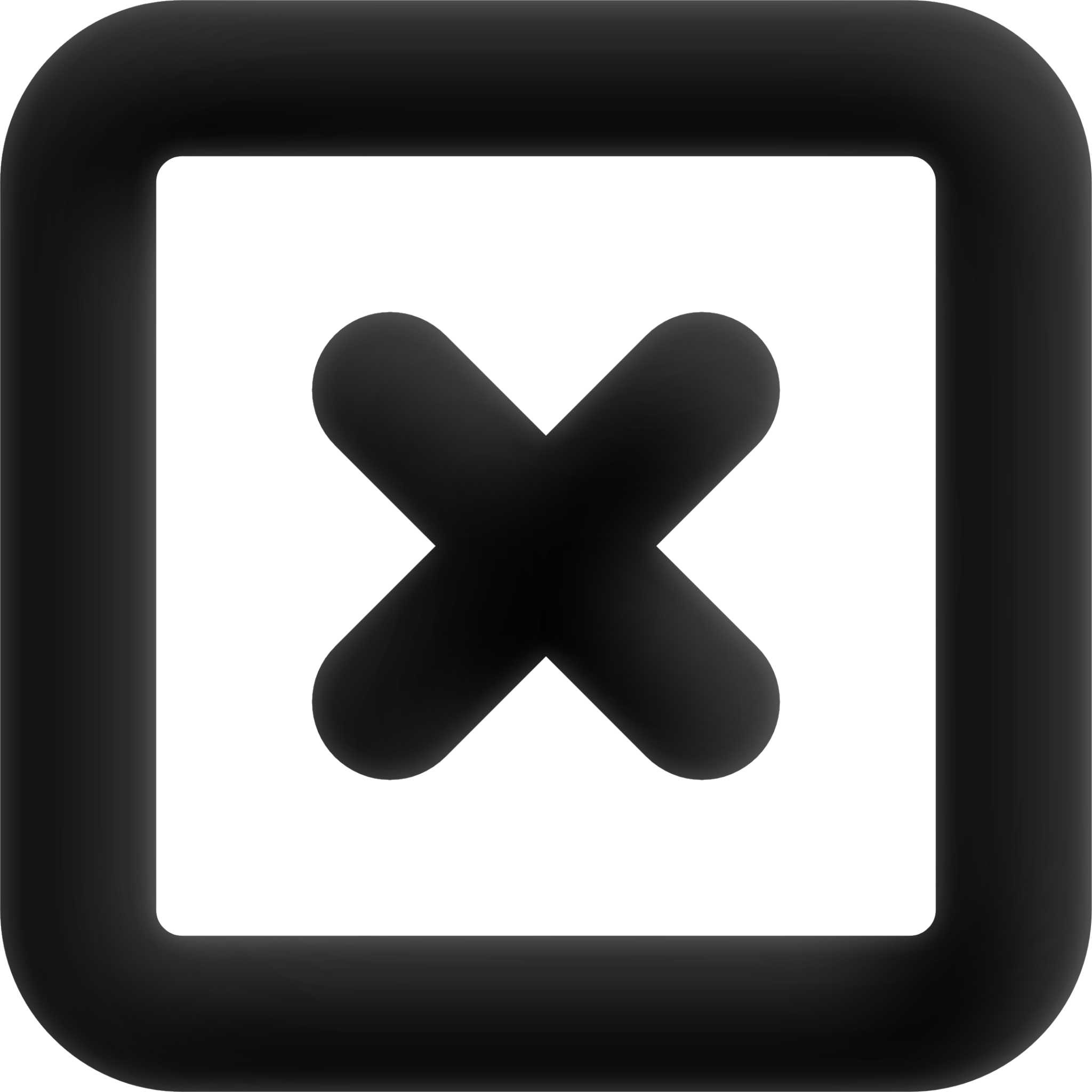 x square icon