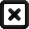 x square icon