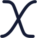 x variable icon