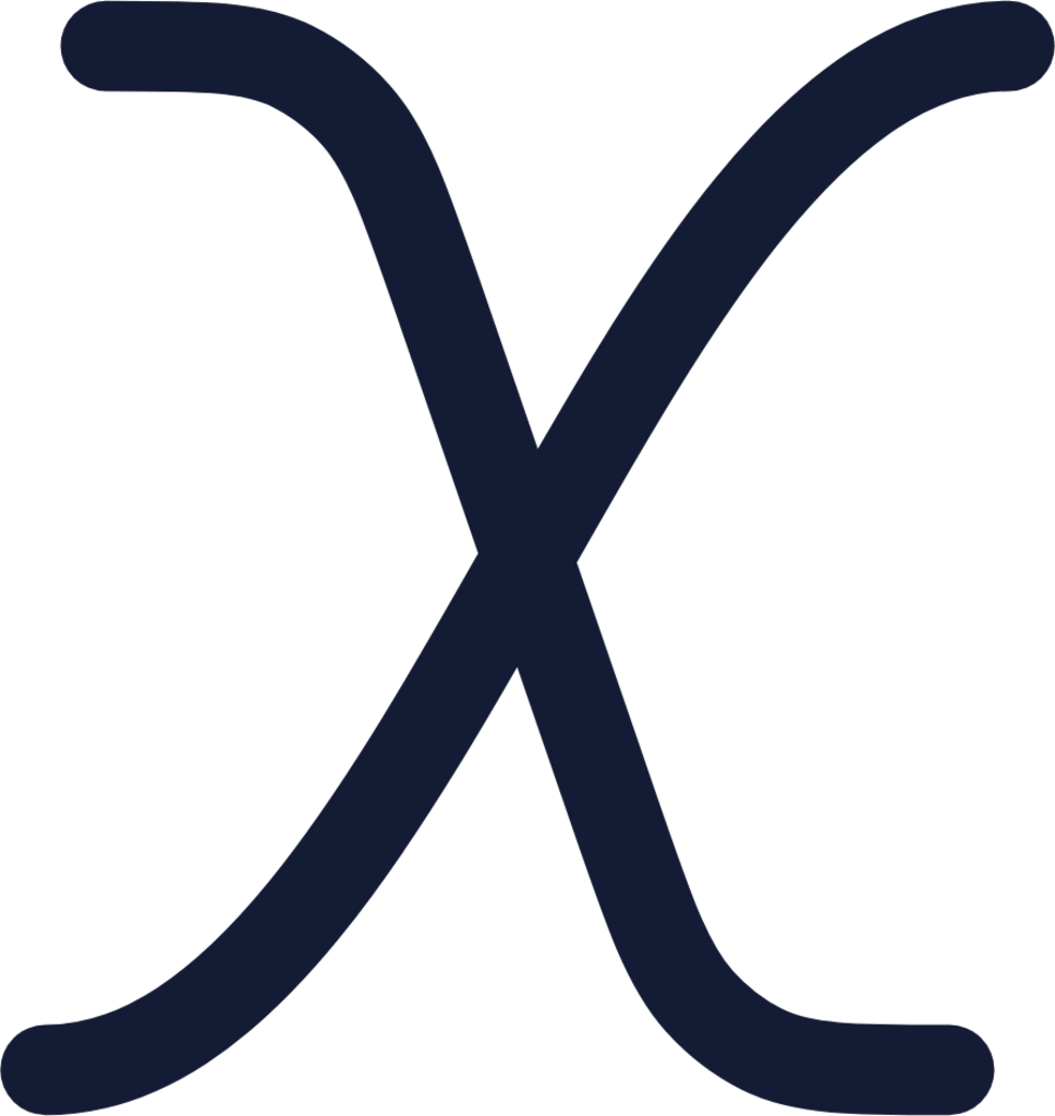 x variable icon