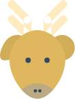 xmas deer icon