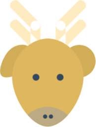 xmas deer icon