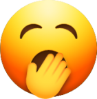 Yawning Face emoji