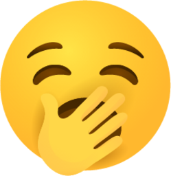 Yawning face emoji emoji