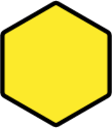 yellow hexagon emoji