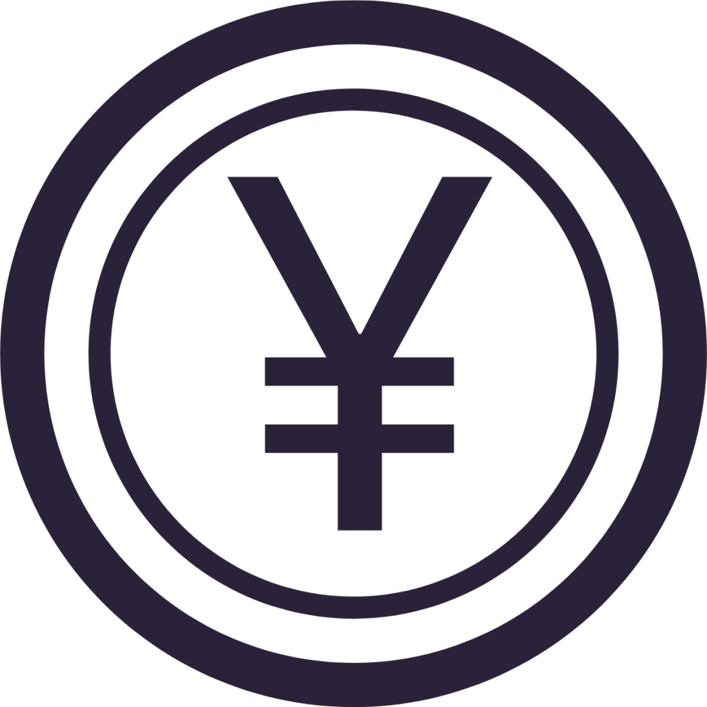 yen coin icon