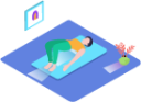 Yoga position illustration