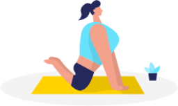 Yoga position illustration