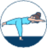 Yoga position illustration