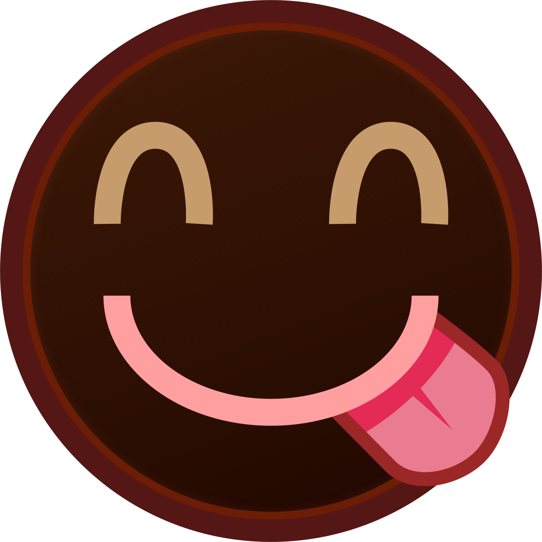 yum (black) Emoji - Download for free – Iconduck