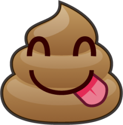 yum (poop) emoji