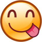yum (smiley) emoji