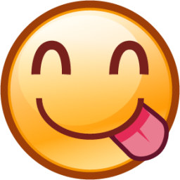 yum (smiley) emoji