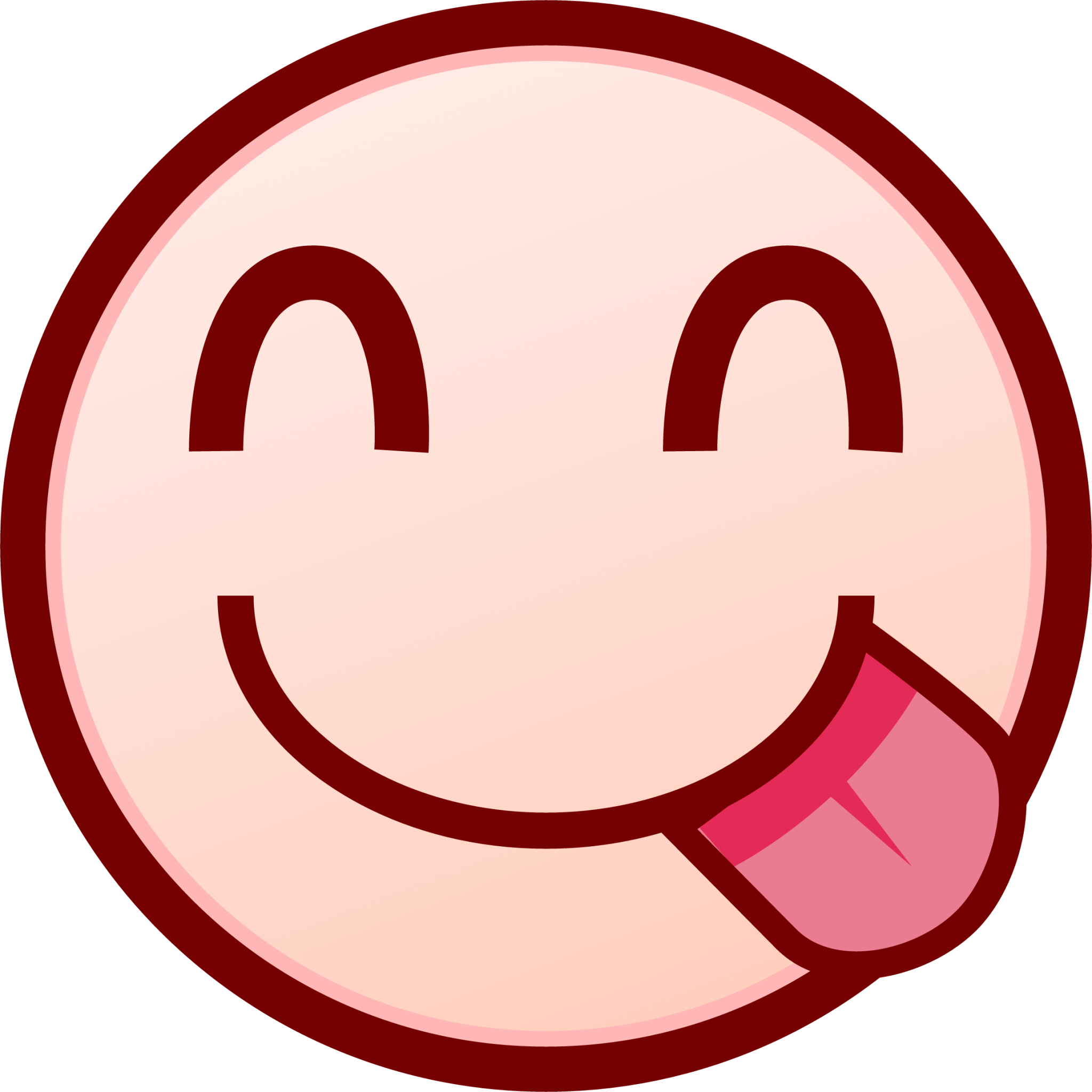 yum (white) Emoji - Download for free – Iconduck