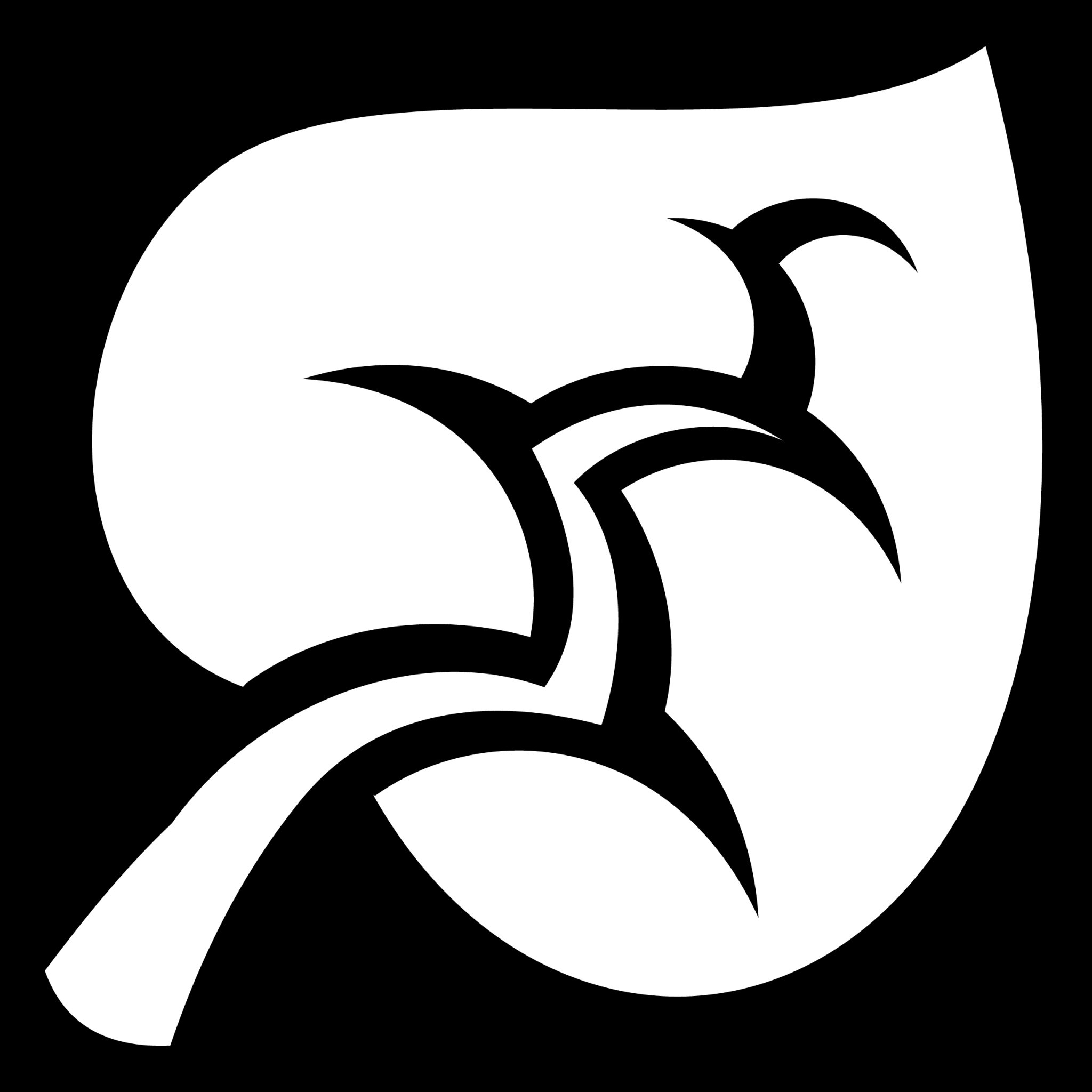 zigzag leaf icon