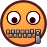 zipper mouth face emoji